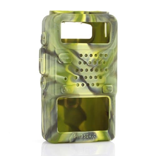 SainSonic174; Two Way Radio Protection Soft Case for Baofeng UV-5R, UV5R+ Plus (Yellow) (Camouflage, 1 PACK)