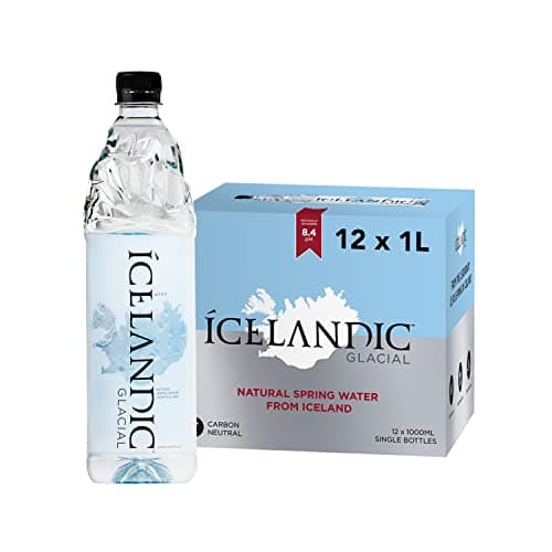 Icelandic Glacial Premium Still Water 1 Litre Recycled PET Bottles x 12 Per Pack, 12.0 kilograms, 12000.0 millilitre, 12