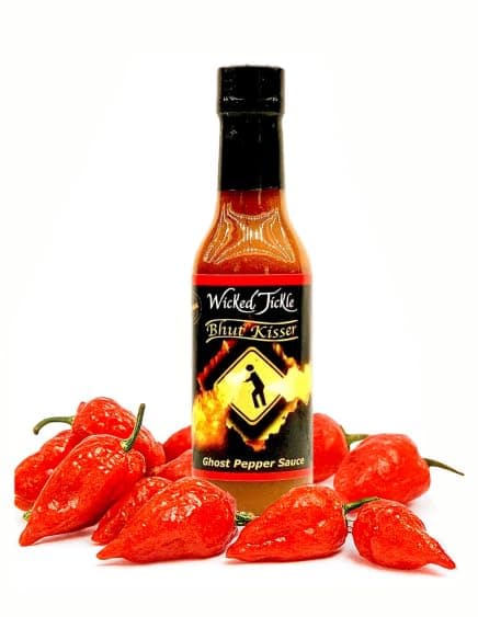 Ghost Pepper Hot Sauce Wicked Tickle Bhut Kisser Very Hot Award Winning Sauce