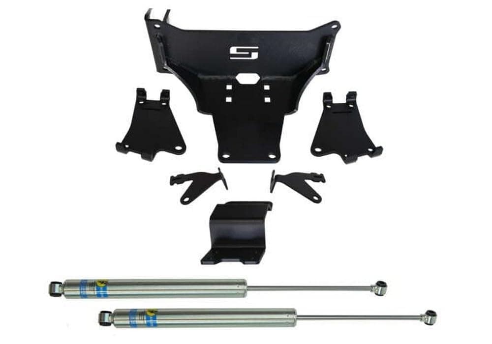 RealTruck SUPERLIFT SUSPENSION Dual Steering Stabilizer Kit for Ford F-250/F-350 | Bilstein 5100 Series Cylinders | 92742 | Fits 2005-2022 Ford F-250 / F-350 Superduty with No Lift to Any Lift Height