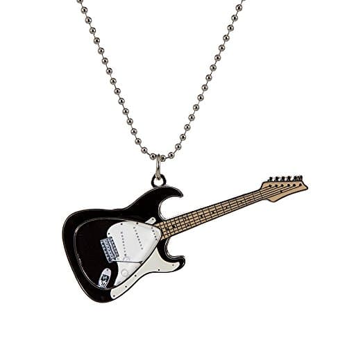 PickWorldPickWorld Pick-Lace PLC-KSTR Guitar Pick Holder Necklace/Key Ring, Black Electric
