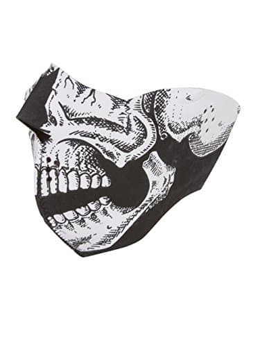 SkulSkinz Neoprene Half Face Mask - Skull 5878