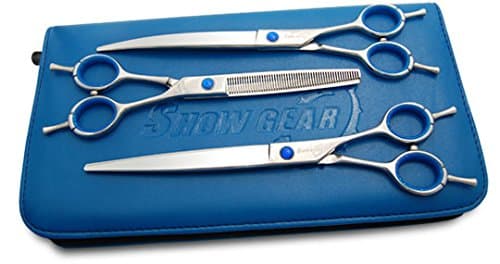 Show Gear Supreme Series 8 inch Set Grooming Scissors / Shears LEFTY