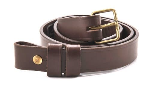 WW2 Japanese Type 38 Carbine Leather Sling with Unit Markings