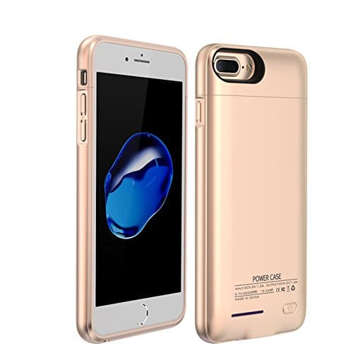 Balleay Art Battery Charging Case Wireless 4200Mah Portable Cover Charger Compatible Power Bank Battery Case with for iPhone 7/7 Plus /6 Plus