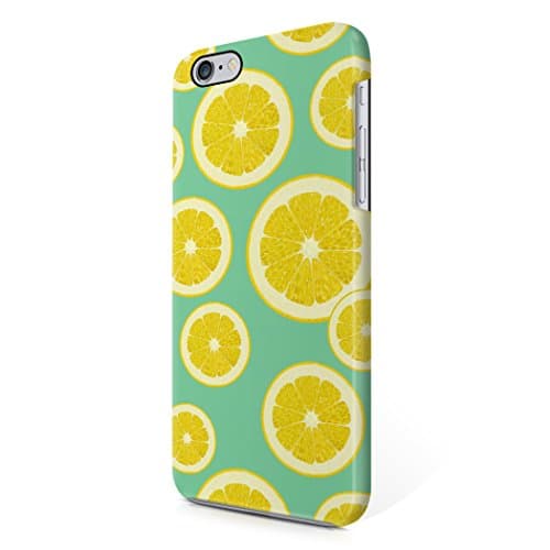Lemons Citrus Fruit Print Pattern Tumblr Hard Plastic iPhone 6 Plus / iPhone 6S Plus Phone Case Cover