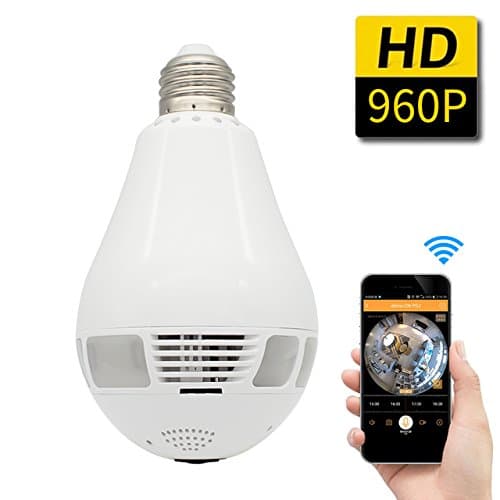 Security WiFi Camera Smart Panoramic Bulb 1.3MP 960P Wireless Ip Camera Bulb Light CCTV VR Cam Support Smartphone PC /NVR