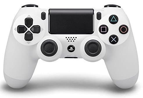 White PS4 Rapid Fire Custom Modded Controller 40 Mods for All Major Shooter Games, Quick Scope, Sniper Breath, Burst Fire, Auto Aim, Jump Shot and More