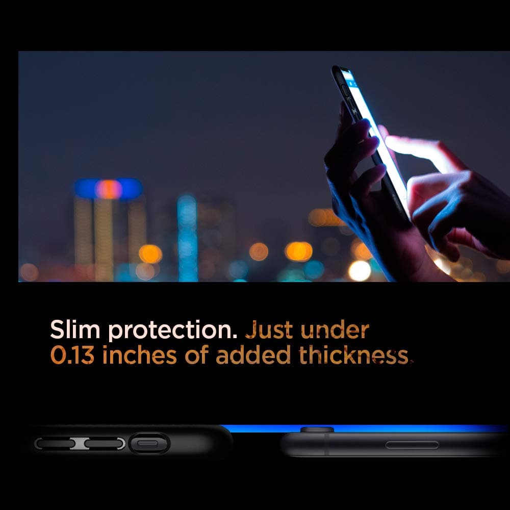 Spigen Liquid Air Case Compatible with iPhone XR - Matte Black