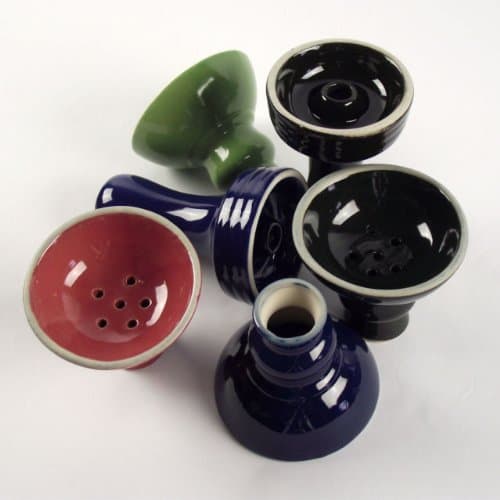 Meena Supplies CHOOSE YOUR STYLE - XL Standard, Large Phunnel / Funnel, Vortex Shisha Pot Bowl (Red, XL Standard)