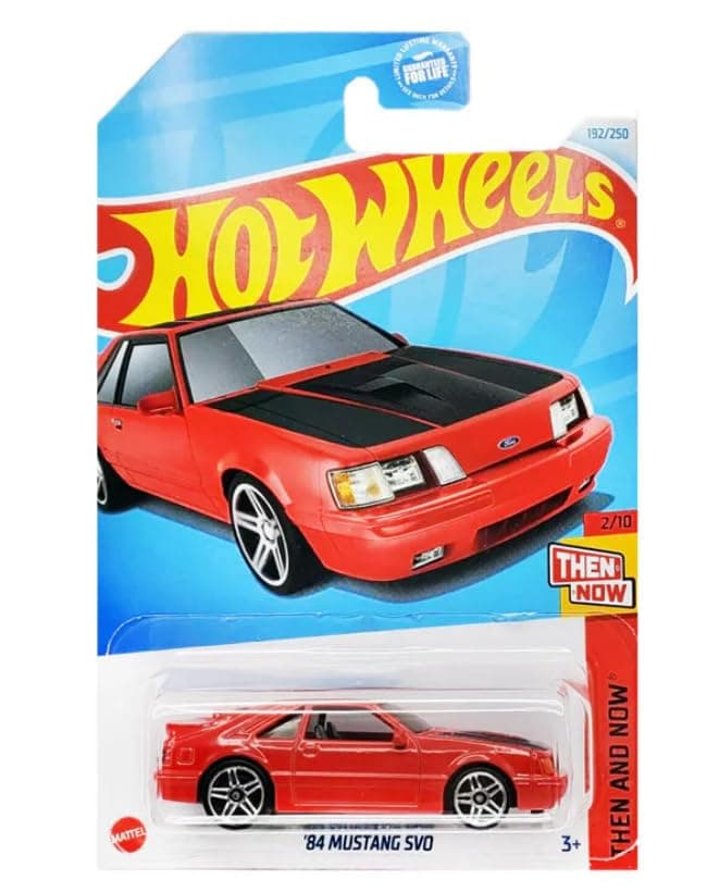 84 Mustang SVO (Red) Then and Now 2/10