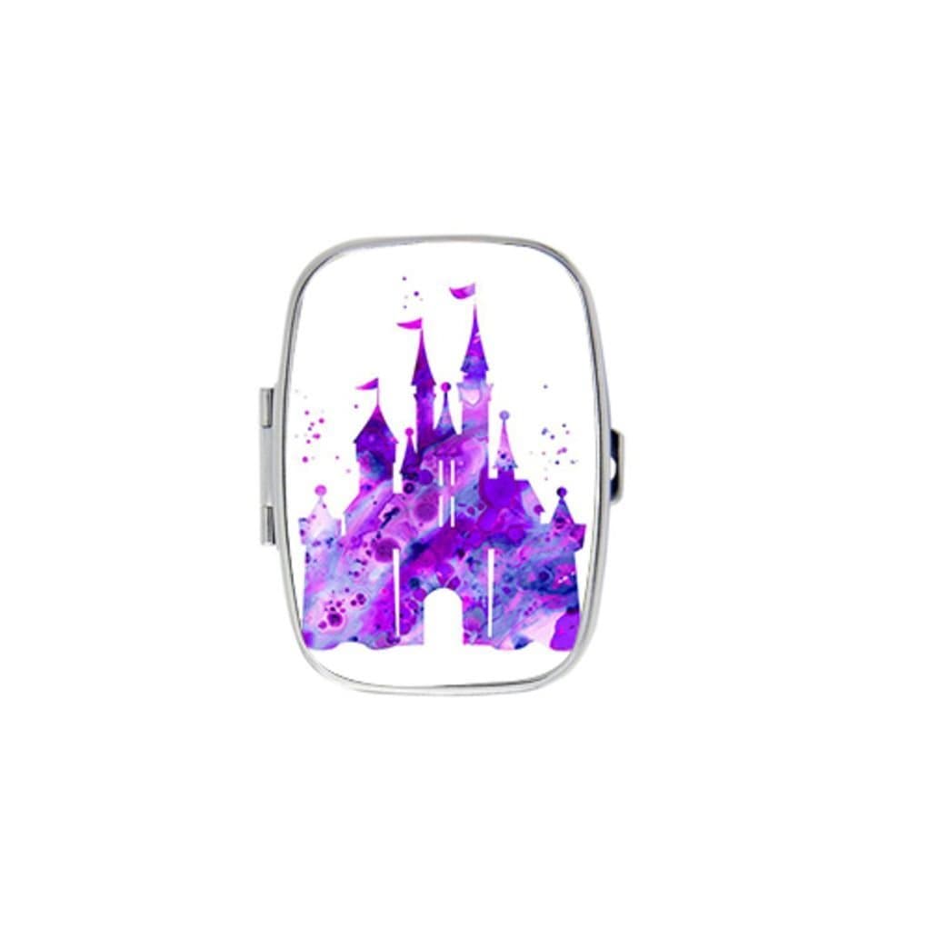 Disney Castle Unique Custom Design Pill Box Medicine Tablet Organizer Dispenser Case