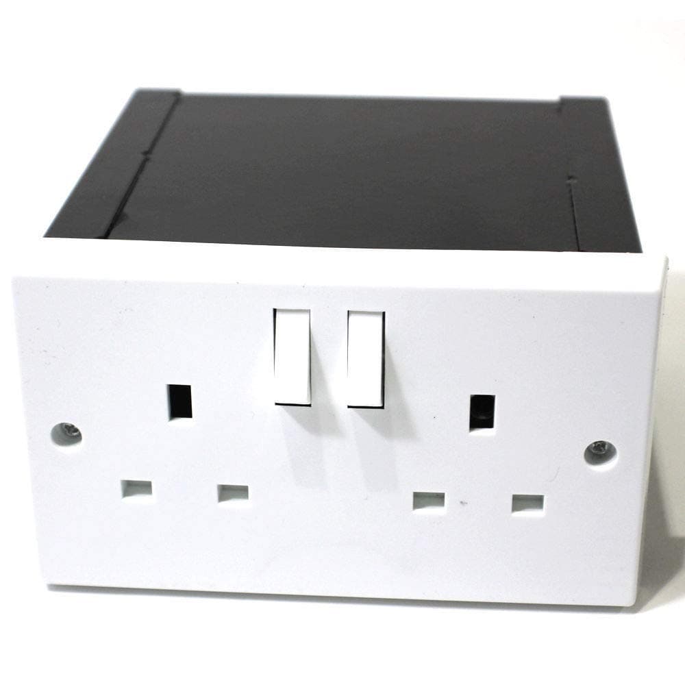 Imitation Double Plug Socket Wall Safe Security Box