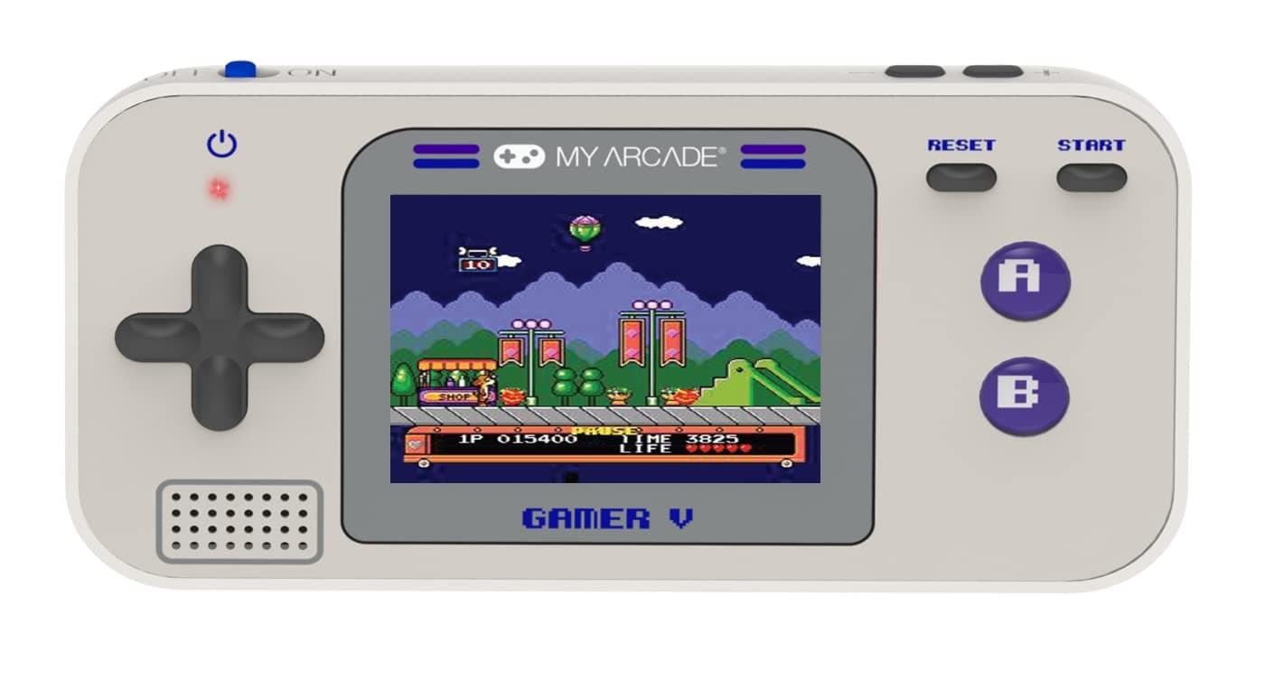 My Arcade Gamer V Classic-Purple: Portable Gaming System with 220 Games, 2.5" Color Display, Pocket Size (DGUN-3920)