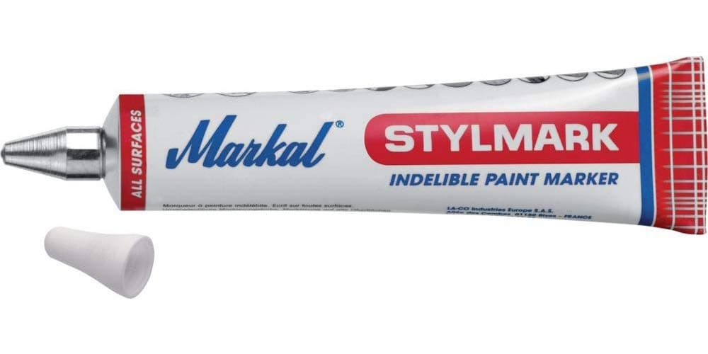 Markal 96653 Stylmark Marker, Pointed Ballpoint Pen 3 mm, Yellow