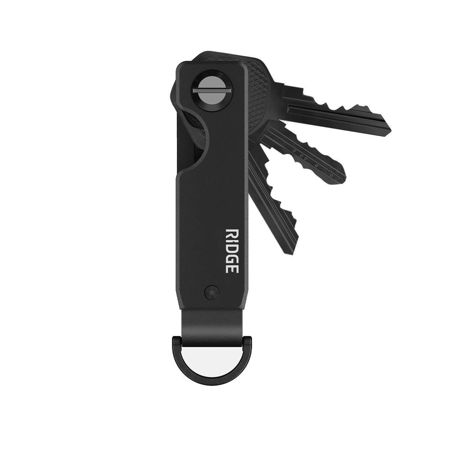 Key Organizer - Compact Metallic Key Holder, Minimalist Innovative Keyholder, Smart Keychain Secures 2-6 Keys