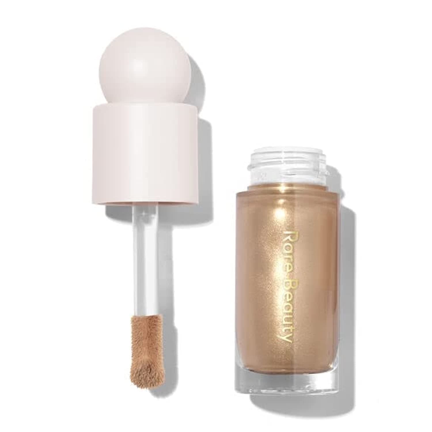 Rare Beauty by Selena Gomez, Positive Light Liquid Luminizer Highlight (Flaunt - bronze gold)