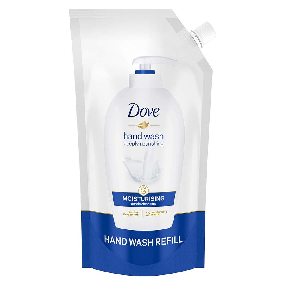 Dove Moisturising Liquid Hand Wash 900 ml Refill|| Gentle Cleanser for Soft Hands|| Liquid Hand Soap Suitable for Sensitive Skin -Super Saver Offer Pack
