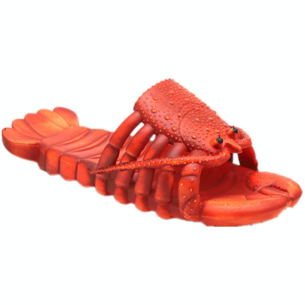BING RUI CO Lobster Slippers Funny fish slippers Summer Beach Essentials and Holiday Gifts for Unisex