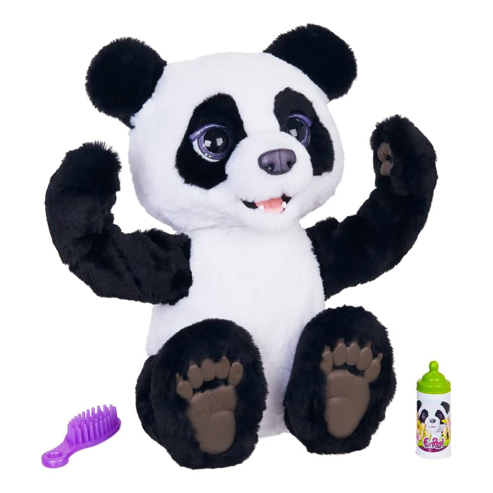 FurReal friends furReal Plum Panda Bear Toy (Multicolour)