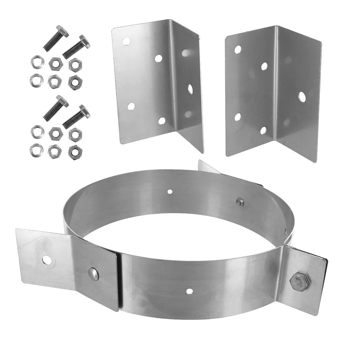 SHASTA VENTExtended Roof Bracket Kit for securing 6" (8" O.D.) Chimneys Above The roof line