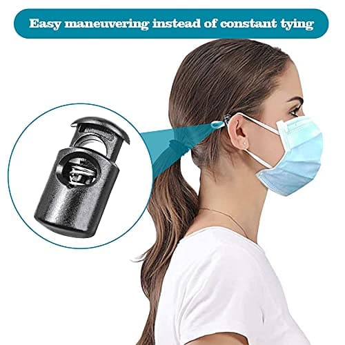 Plastic Toggle Spring Stop Single Hole String Cord Lock