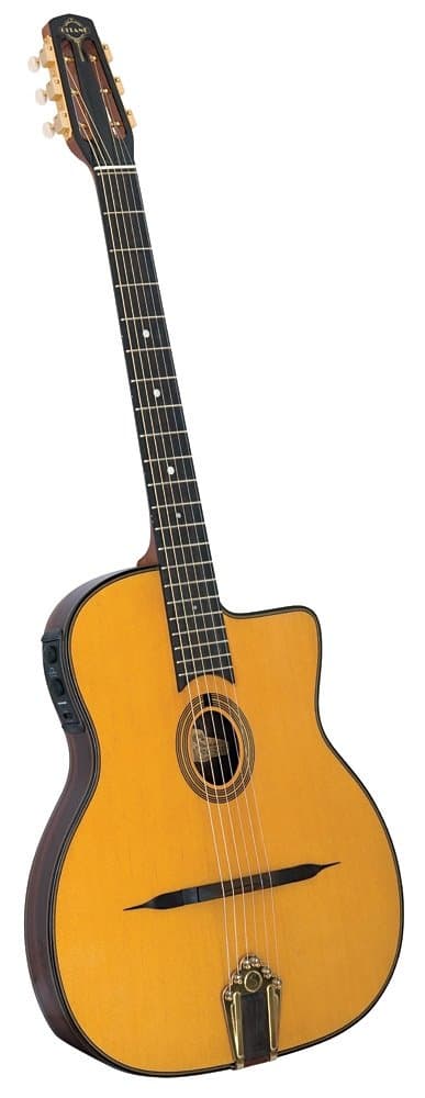 Gitane DG-455 Professional Gypsy Jazz Guitar - Thin Body Electric