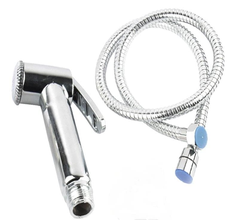 Infinite tech Stainless steel Toilet water spray pipe Flexible soft Tube and ABS material Gun only Hand Shower Health Faucet Jet spray