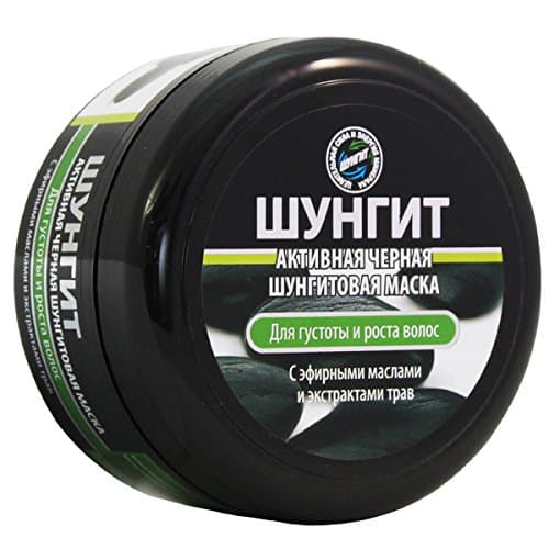 Fratti - Active Black Mask for Hair - Growth and Density - Shungit, Saffron, Eucalyptus, Rosemary, Shea, Monoi, 220 ML