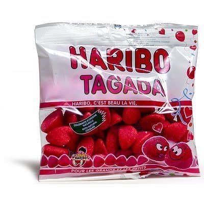 Haribo Fraises Tagada - Strawberry Flavored Gums - 4.23 oz. by Tagada