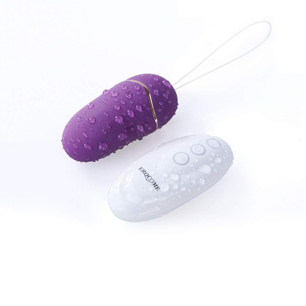 Wireless Waterproof 12+1Frequency Silicone Purple Love Egg Yoni Egg for Women and Couple