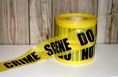 Yellow Crime Scene Tape 1000 Ft (Pack of 1)