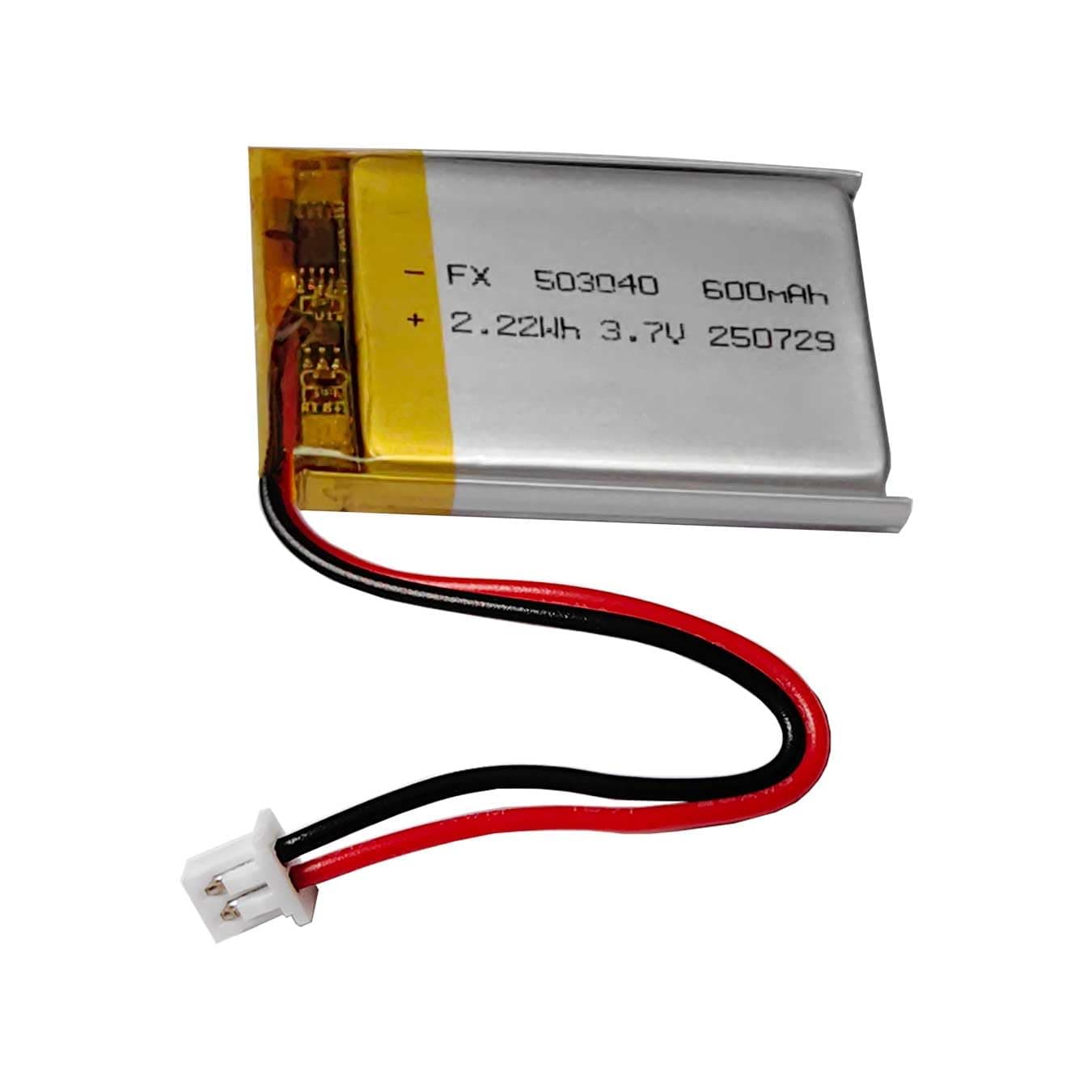 503040 600mAh Lipo Battery Replacement for Cozmo Vector Robot SkyBell HD WiFi Video Doorbell Flysight FPV Watch Dash Camera GPS Driving Recorder Wireless Speaker