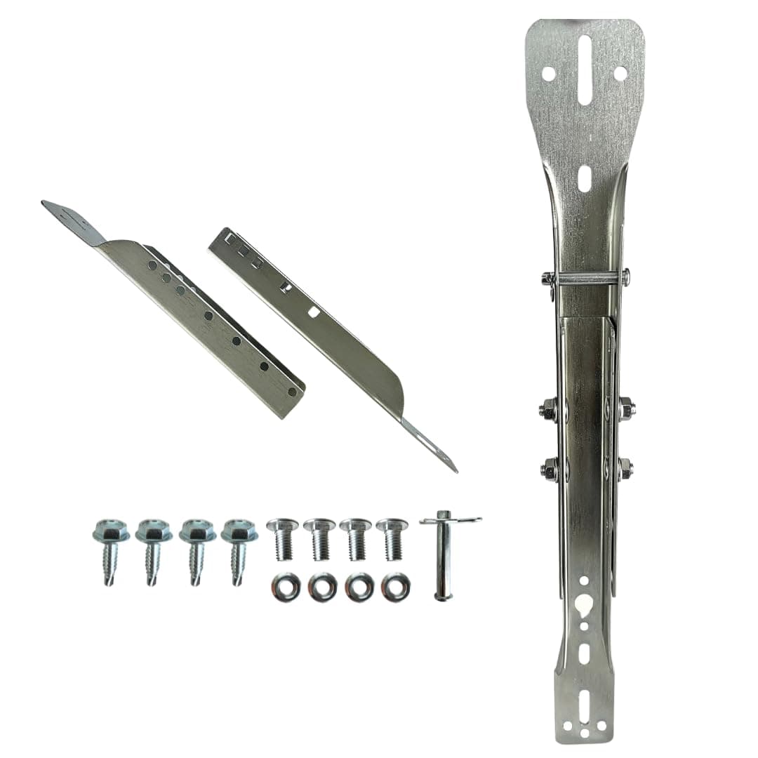 Garage Door Opener Adjustable Reinforcement Bracket, Garage Door Parts & Replacement Hardware, Easy Installation, Fits 18” - 24” Tall Panels