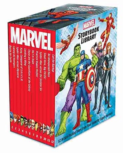 Marvel Storybook Library Factory Sealed Box Set 12 Books