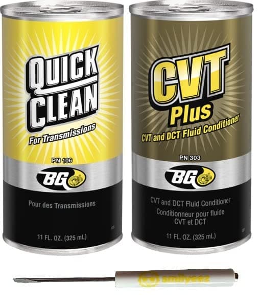 BG K6610 CVT Transmission Quick Clean Flush PN106 & CVT DCT Plus Fluid Conditioner PN 303 with Pocket Screwdriver (1)