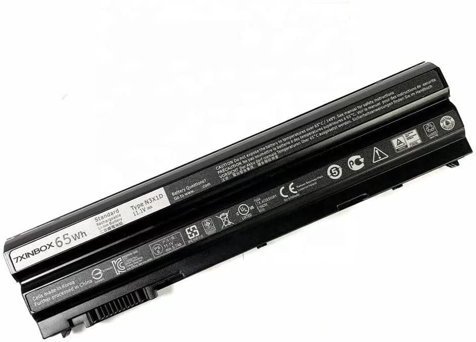 11.1V 65Wh 5800mah N3X1D M5Y0X 8858X T54FJ Replacement Laptop Battery for Dell Latitude E6540 E6440 E5530 E5430 E6520 E6420 M2880