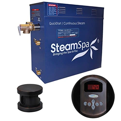Steam Spa OA600OB Oasis 6 KW Quick Start Acu-Steam Bath Generator Package, Oil Rubbed Bronze