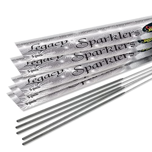 Inevitable Party 25cm (10") Handheld Sparklers for Weddings, Birthdays, Halloween, Bonfire night, Christmas and New Year (30 Sparklers)