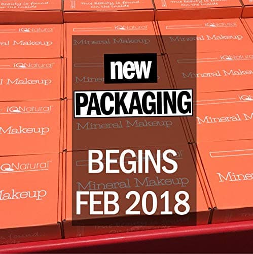 IQ Natural Mineral Makeup Set - 12 Piece Bare Matte Foundation Starter Set with Flawless Face Brush