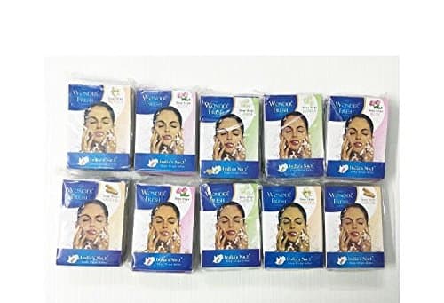 Wonder Fresh Paper Soap Strips Traveling Hand Wash - 10 Packs of each