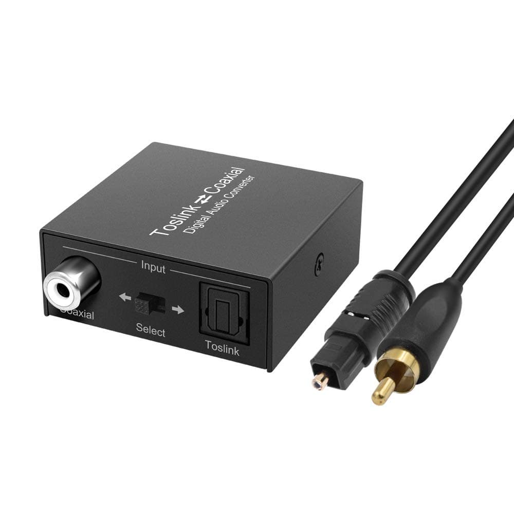 Tobo Digital Coaxial to Optical Converter, Bi-Directional Coax Digital Audio Converter