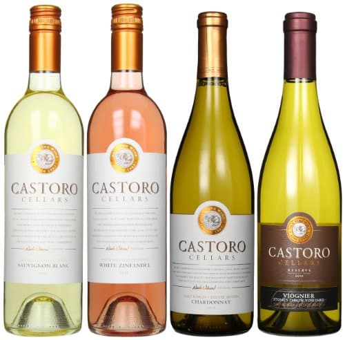 Castoro Cellars Central Coast Blushing White Wines Mixed Pack, 4 x 750 mL