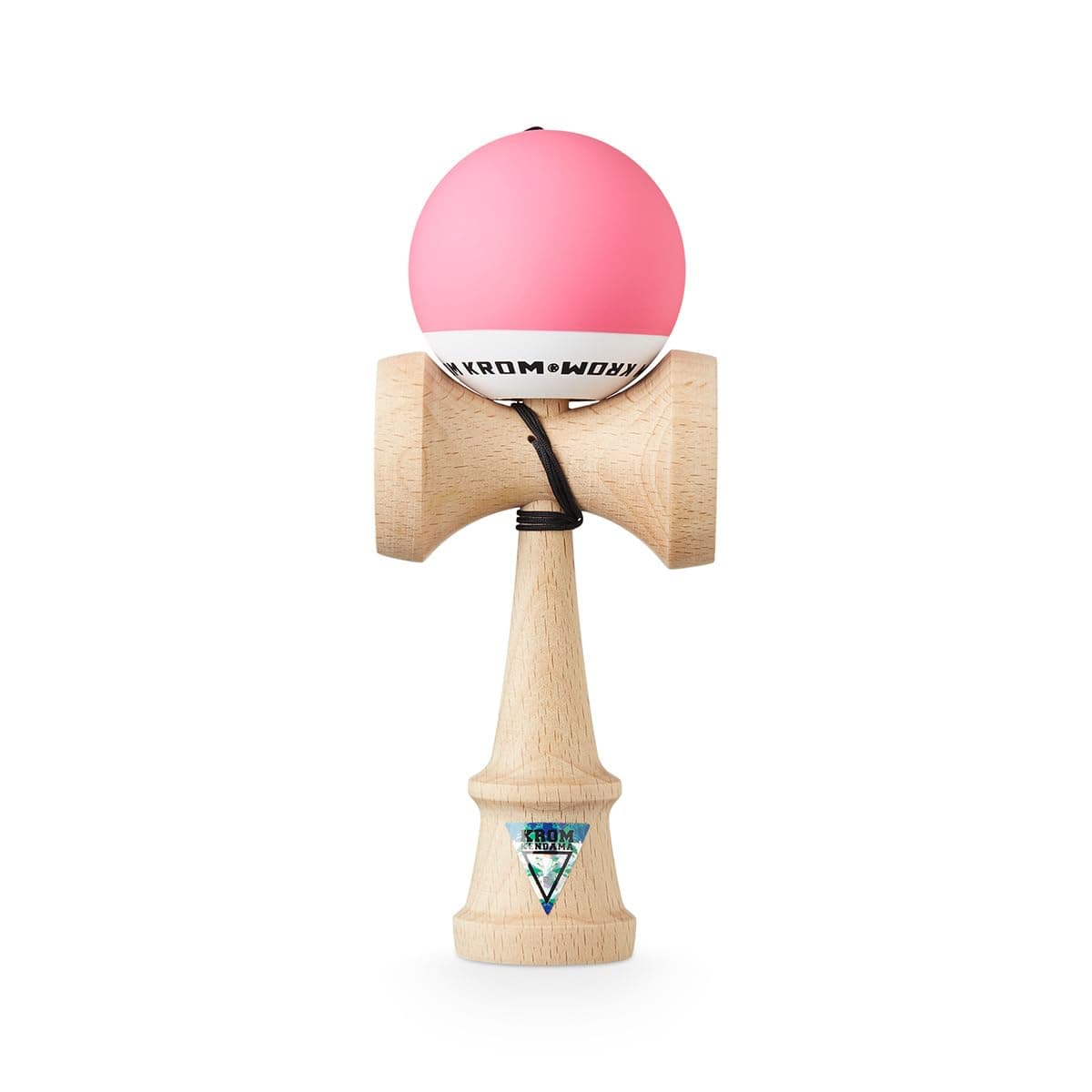 Krom Kendama Pop Pink Toy - Increased cognitive abilities - Improves balance, reflexes and creativity - Designed by a professional for beginners and experts.