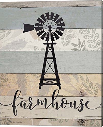 Farmhouse by Jo Moulton Canvas Art Wall Picture, Gallery Wrap, 16 x 20 inches