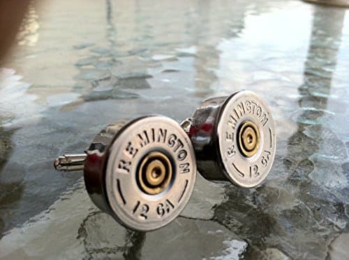 12 Ga Remington Shotgun Bullet Shell Cufflinks