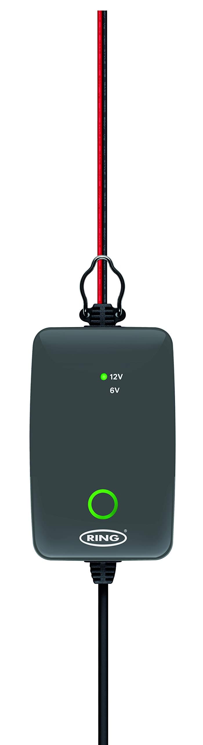 Ring RSC701 Smart Maintenance Car Battery Charger 12V, with 6V Motorcycle Maintenance Charger Setting, for START/STOP, lead acid, calcium, AGM and EFB batteries