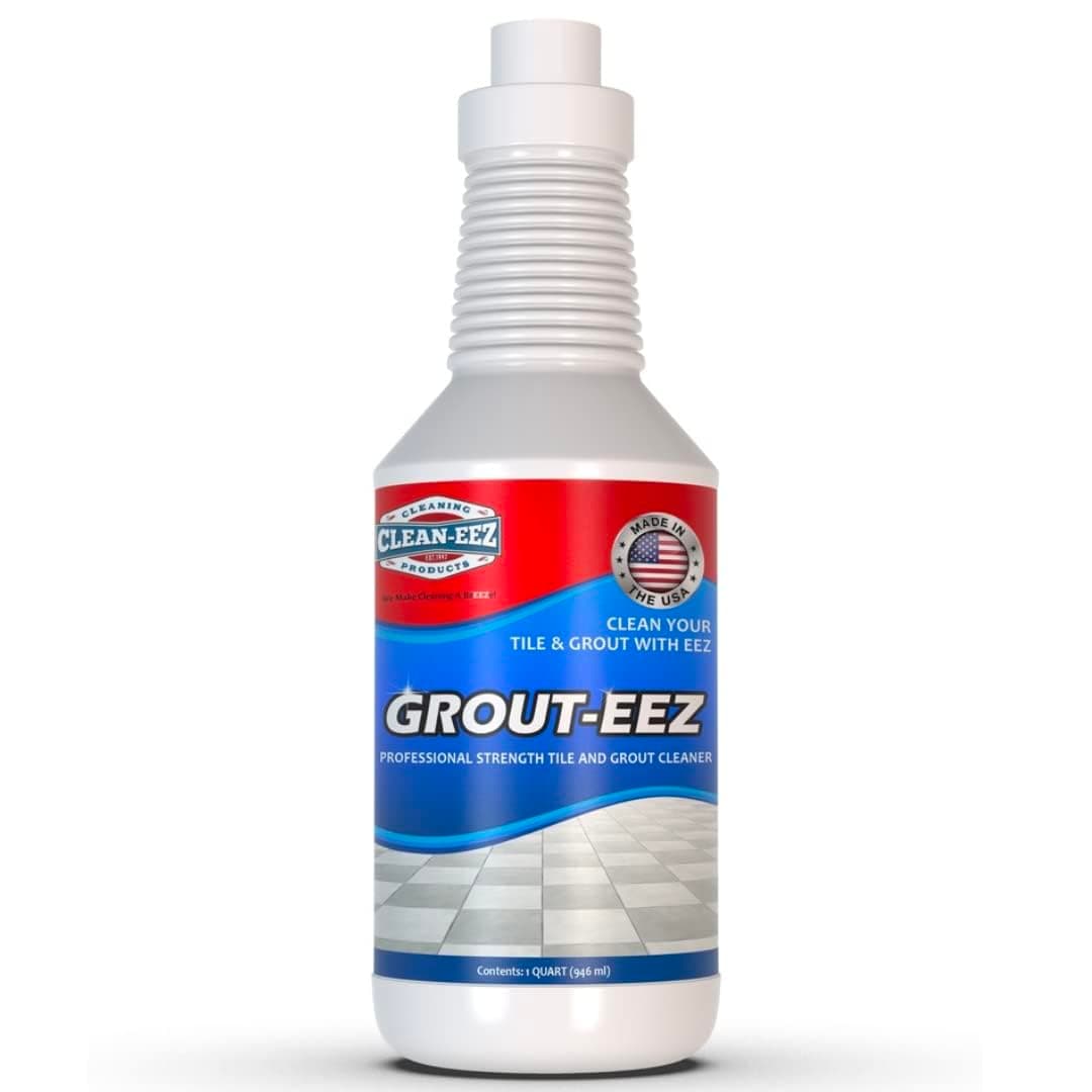 Grout-eez Grout Cleaner: Best Grout Cleaning Product, Polish Bathroom and Kitchen Tiles and Grout With Grout-eez and our Upright Grout Brush Set you can clean your tiles and grout while having fun