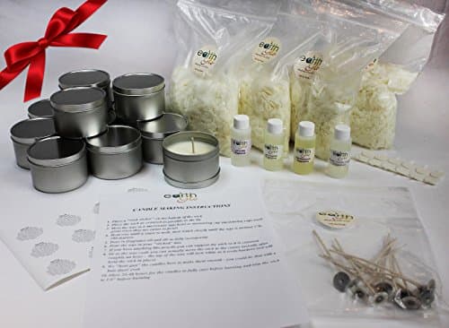 EarthGlo 100% Soy Candle Making Kits ~ Equipped to Make 12 8oz Candles with Our Top Four Incredible Fragrance Oils Included! A Thoughtful Gift!!