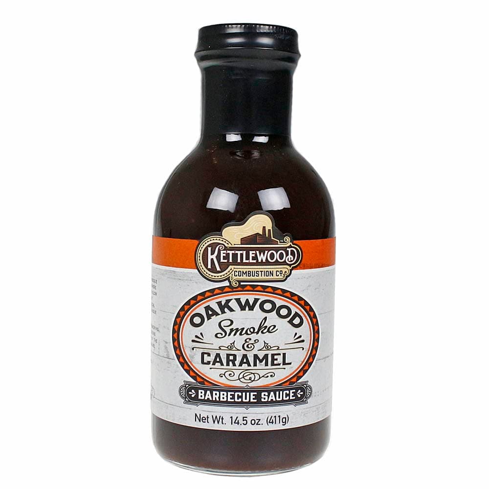 Original Juan Specialty Foods Kettlewood Combustion Oakwood Smoke & Caramel Barbecue Sauce, 14.5 Ounce